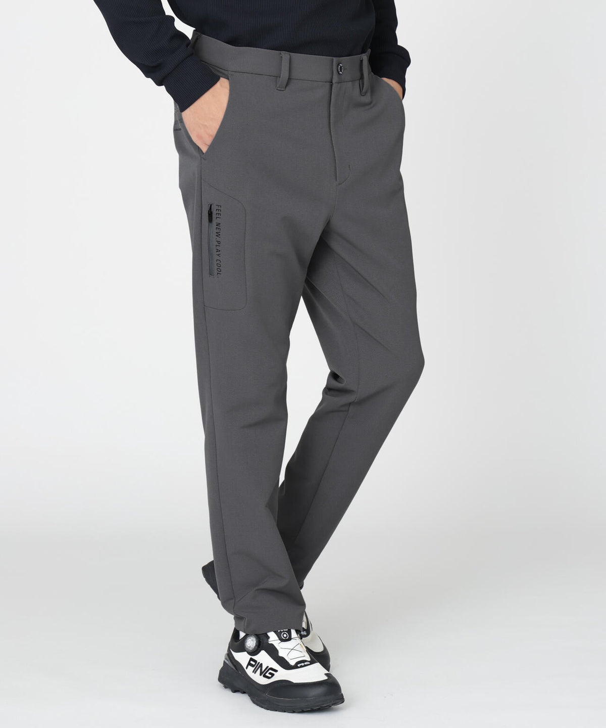 【PING APPAREL】全方向ストレッチパーテックスアンリミテッドテーパードパンツ (MENS)