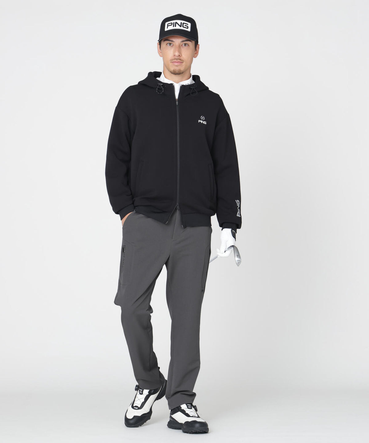 【PING APPAREL】全方向ストレッチパーテックスアンリミテッドテーパードパンツ (MENS)