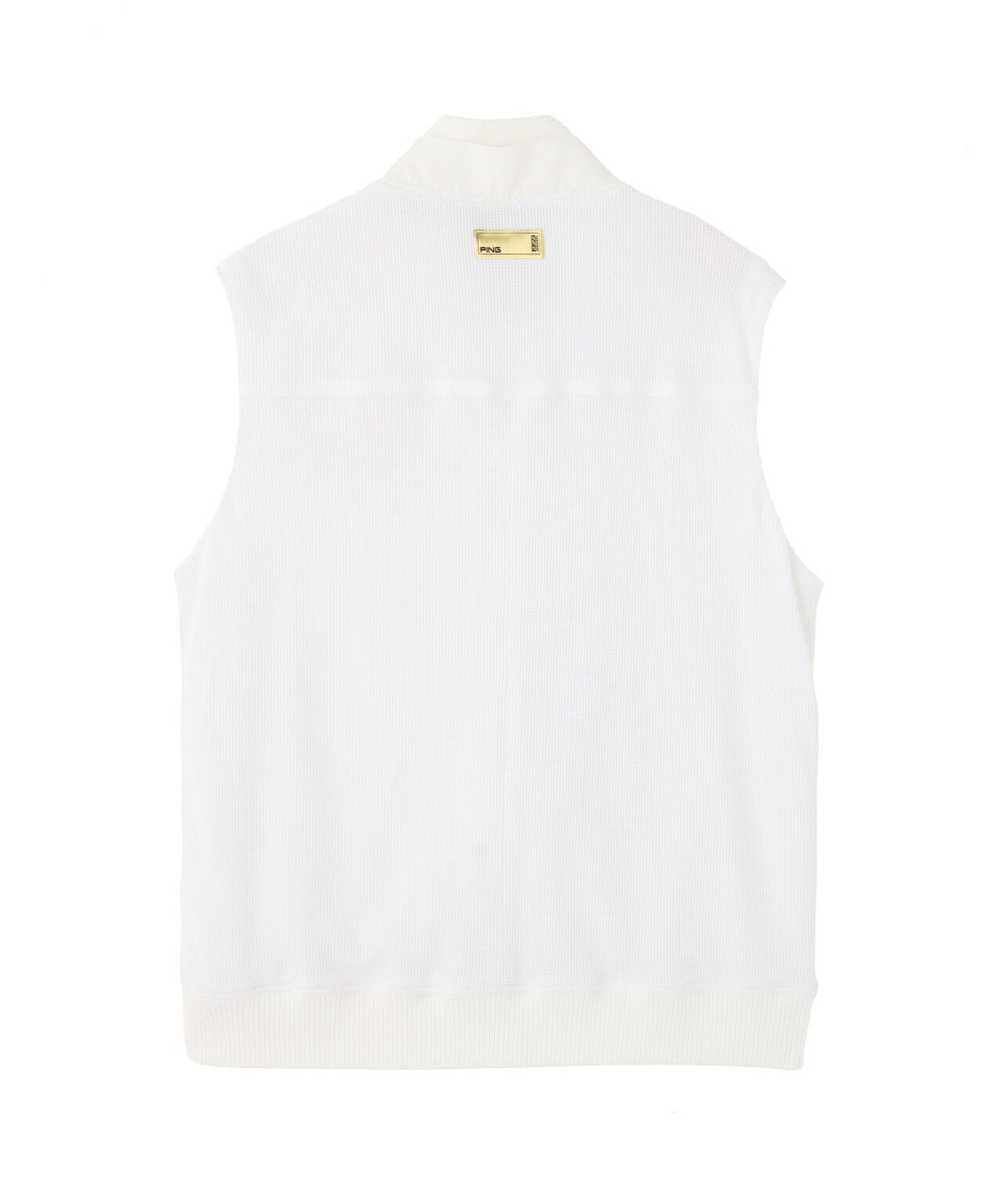 【PING APPAREL】ワッフルフルジップベスト <GOLD> (MENS)