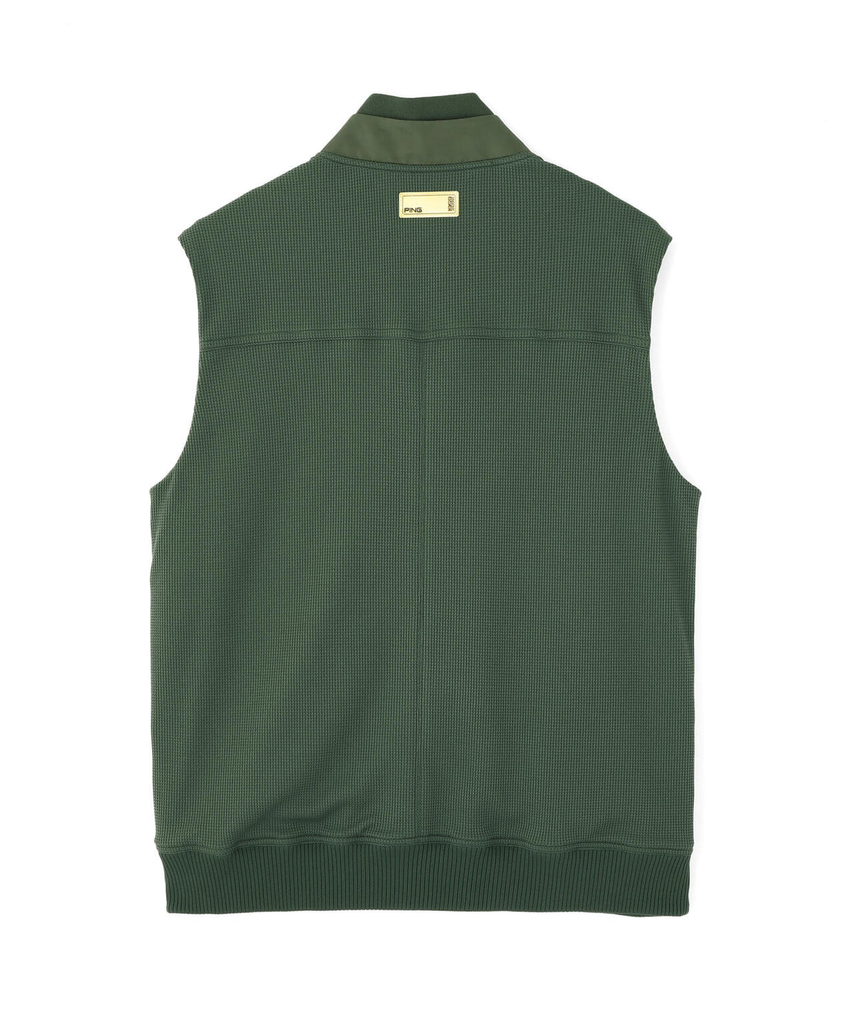 【PING APPAREL】ワッフルフルジップベスト <GOLD> (MENS)