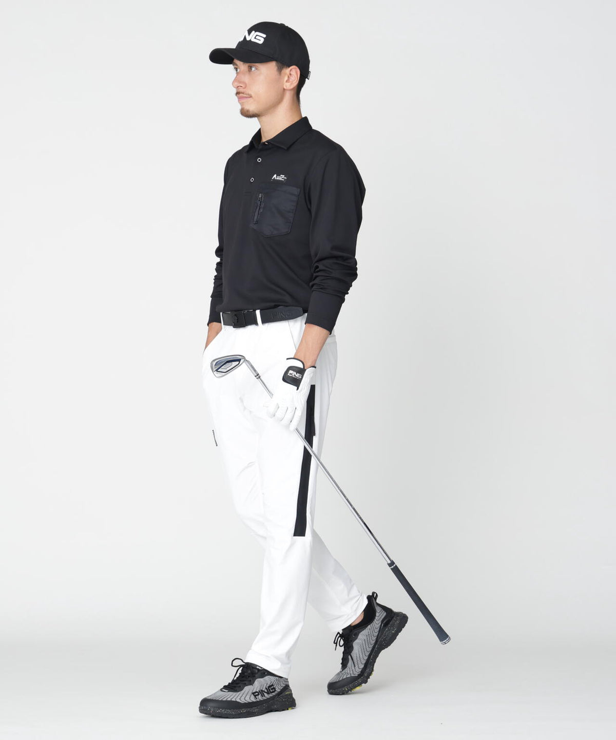 180cm C:96 W:80 H:93 着用サイズ:L