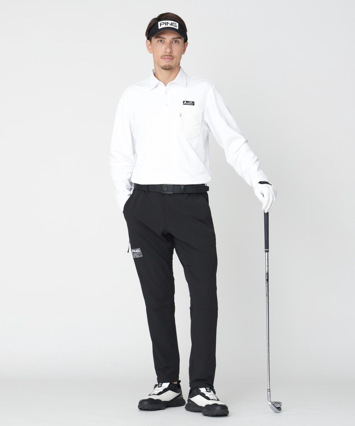 180cm C:96 W:80 H:93 着用サイズ:L