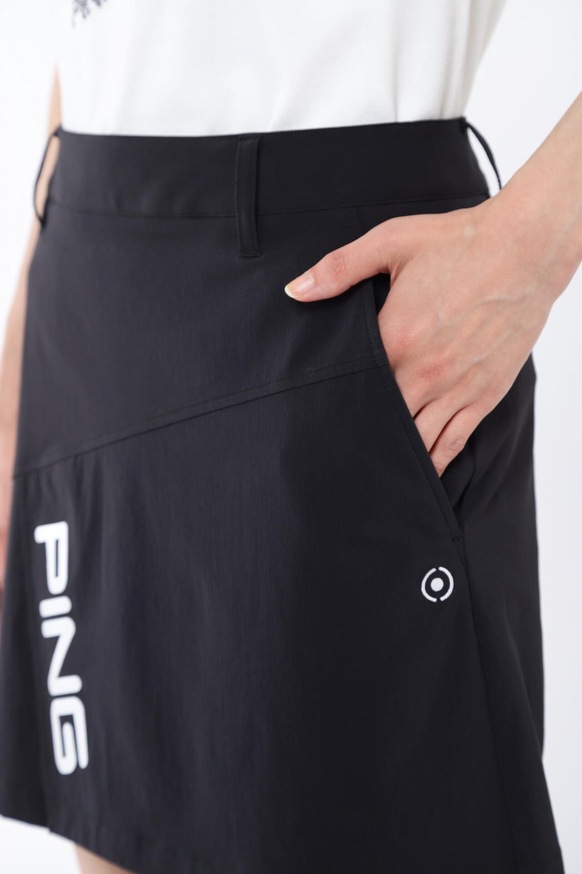 【PING APPAREL】ラップストレッチスカート <GOLD> (LADIES)