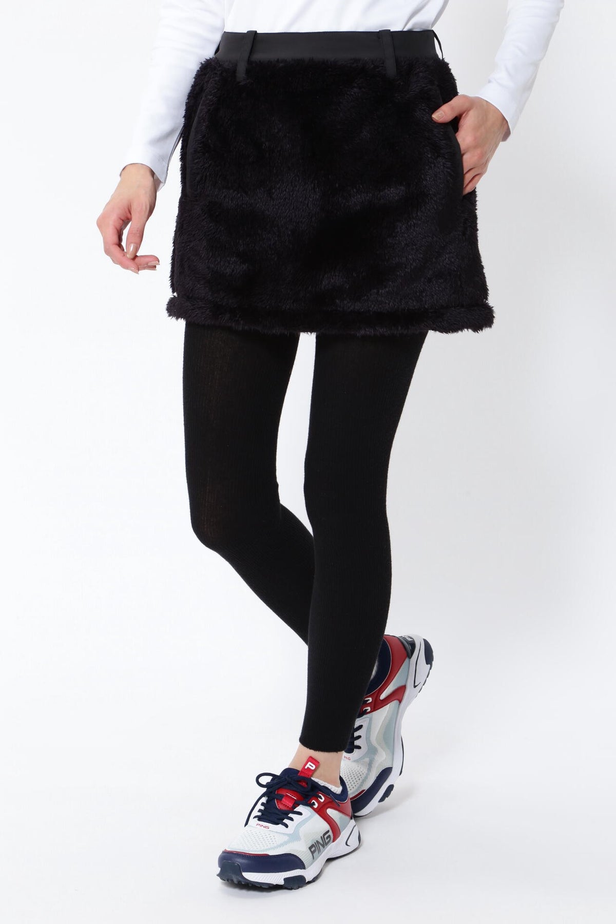 【PING APPAREL】ボアフリーススカート <PERFORMANCE> (LADIES)