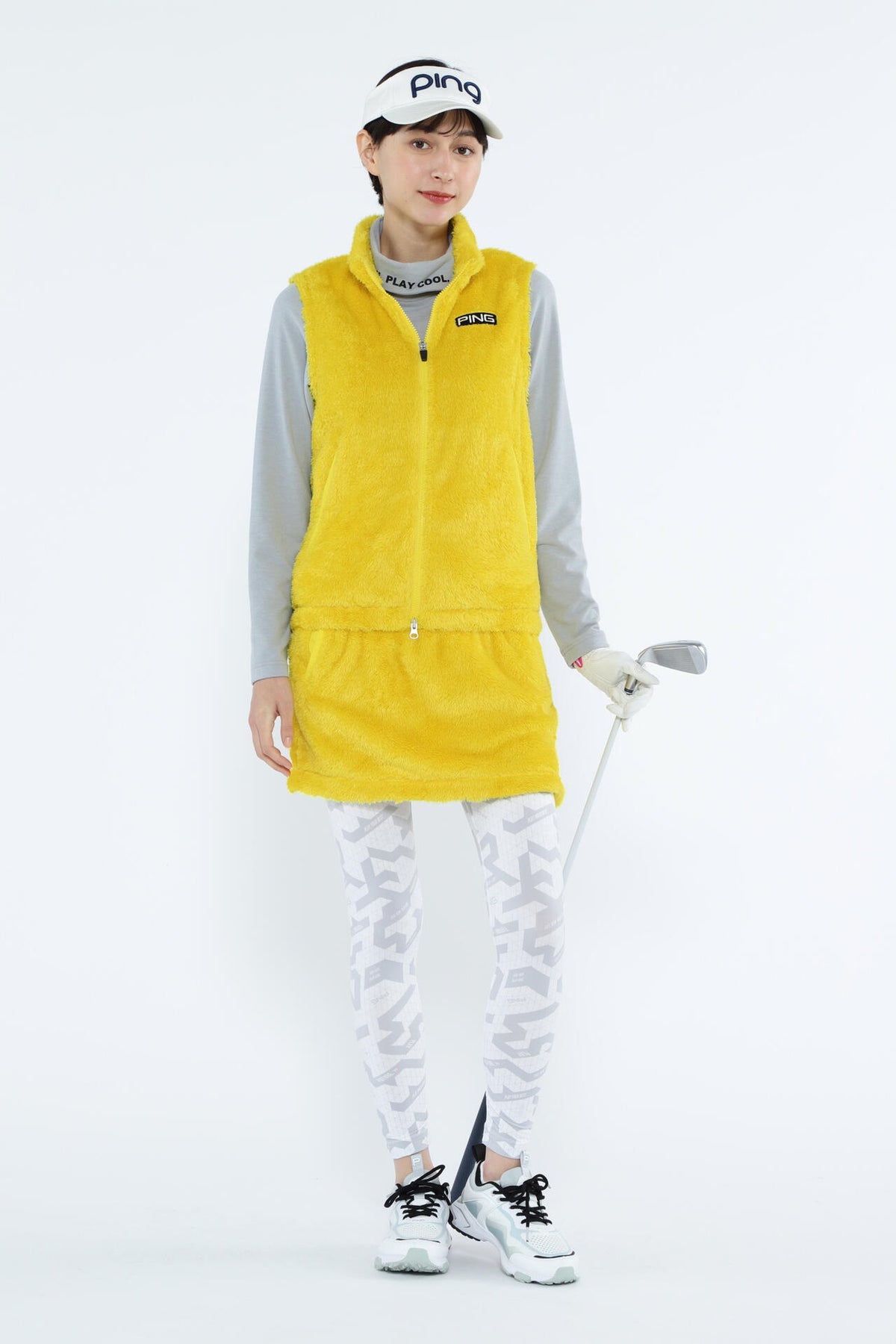 【PING APPAREL】ボアフリーススカート <PERFORMANCE> (LADIES)