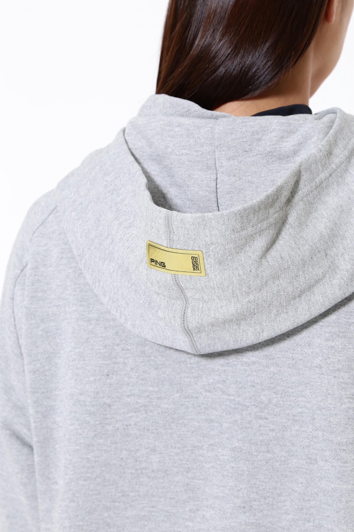 【PING APPAREL】エコアーチ 裏毛スウェットフーディプルオーバー <GOLD> (LADIES)