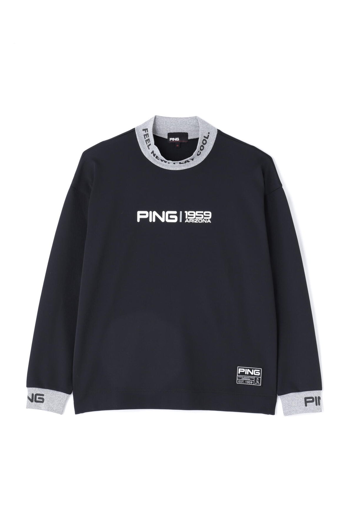 【PING APPAREL】ベアスムース 長袖ハイネックカットソー <GOLD> (LADIES)