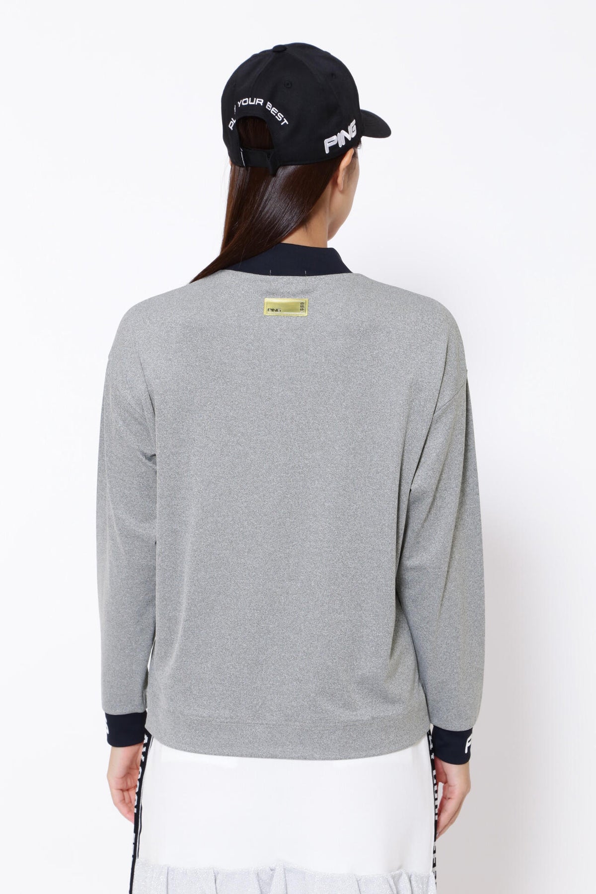 【PING APPAREL】ベアスムース 長袖ハイネックカットソー <GOLD> (LADIES)