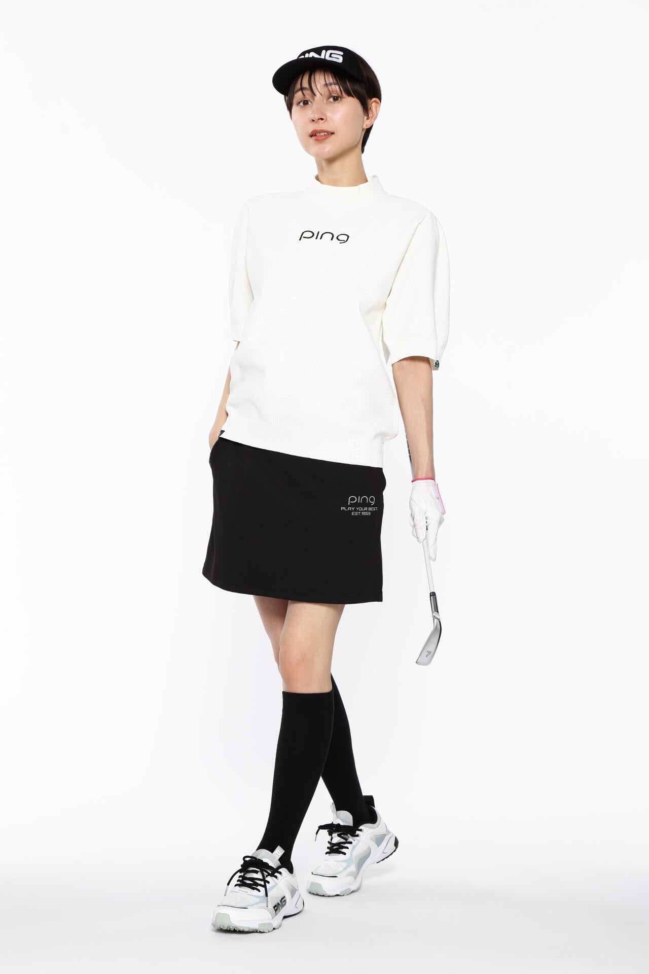 【PING APPAREL】ジャカードストレッチスカート <PERFORMANCE> (LADIES)