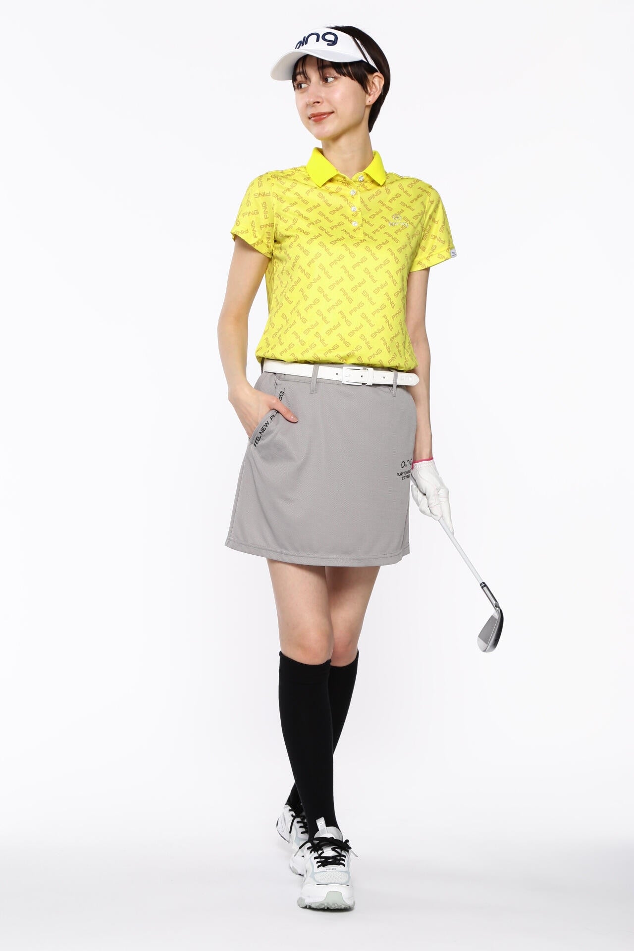 【PING APPAREL】ジャカードストレッチスカート <PERFORMANCE> (LADIES)