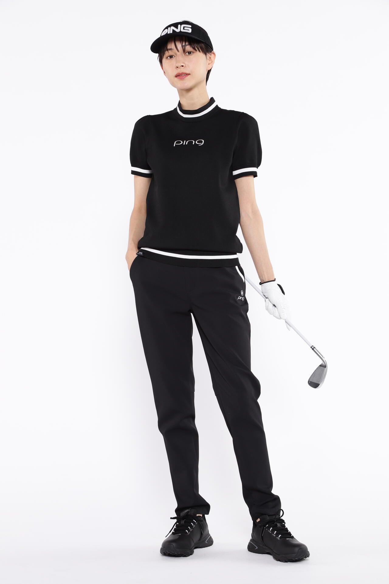 【PING APPAREL】全方向ストレッチカルゼテーパードパンツ <PERFORMANCE> (LADIES)