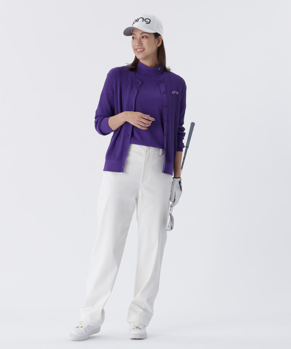 【PING APPAREL】TCツイル5ポケットストレートパンツ <LADIES LINE> (LADIES)