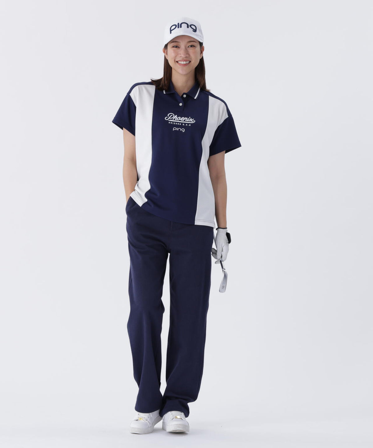 【PING APPAREL】TCツイル5ポケットストレートパンツ <LADIES LINE> (LADIES)