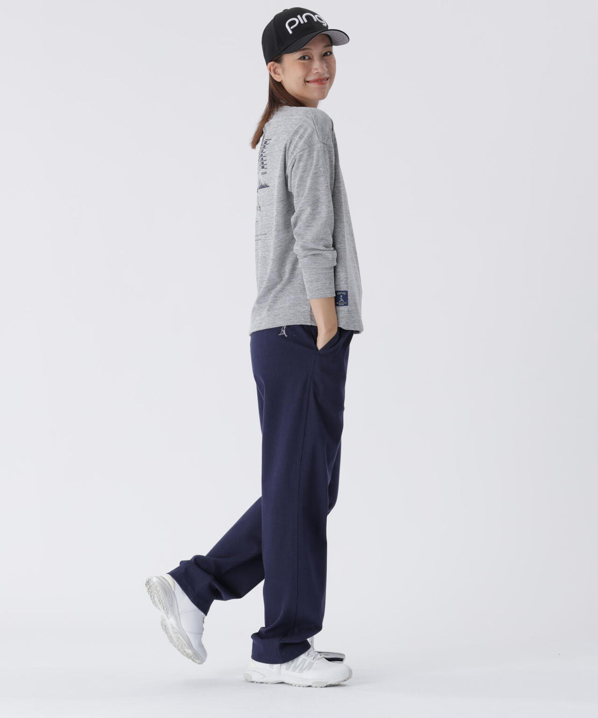 【PING APPAREL】TCツイル5ポケットストレートパンツ <LADIES LINE> (LADIES)