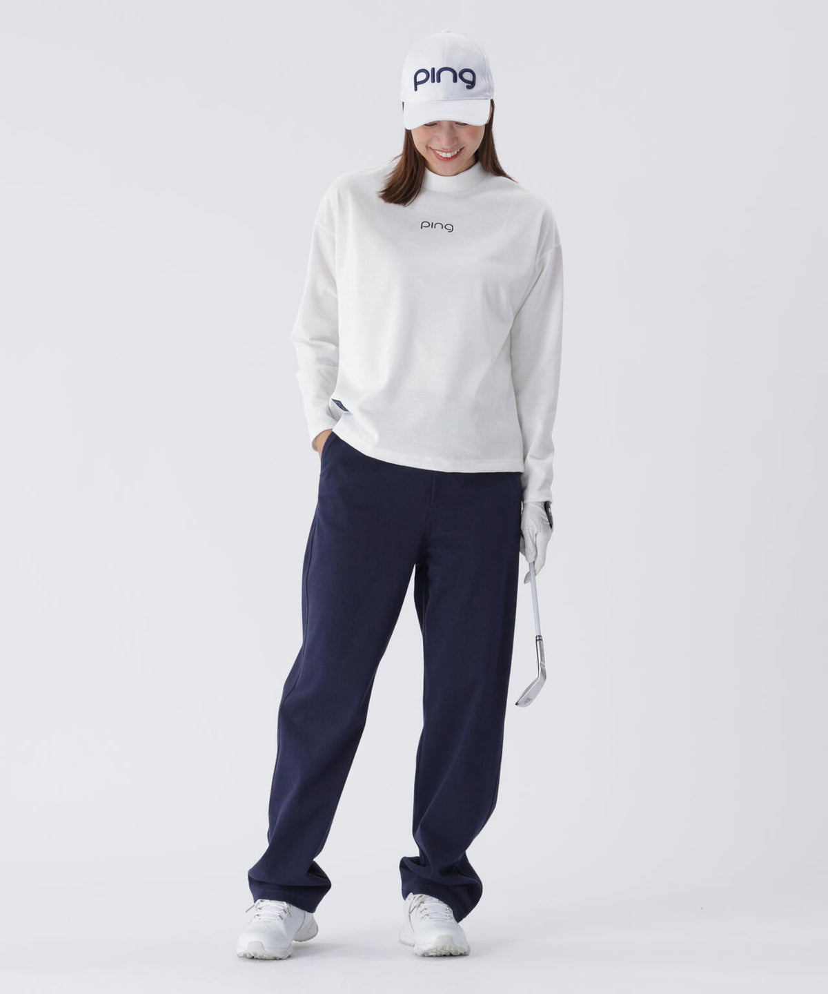 【PING APPAREL】TCツイル5ポケットストレートパンツ <LADIES LINE> (LADIES)