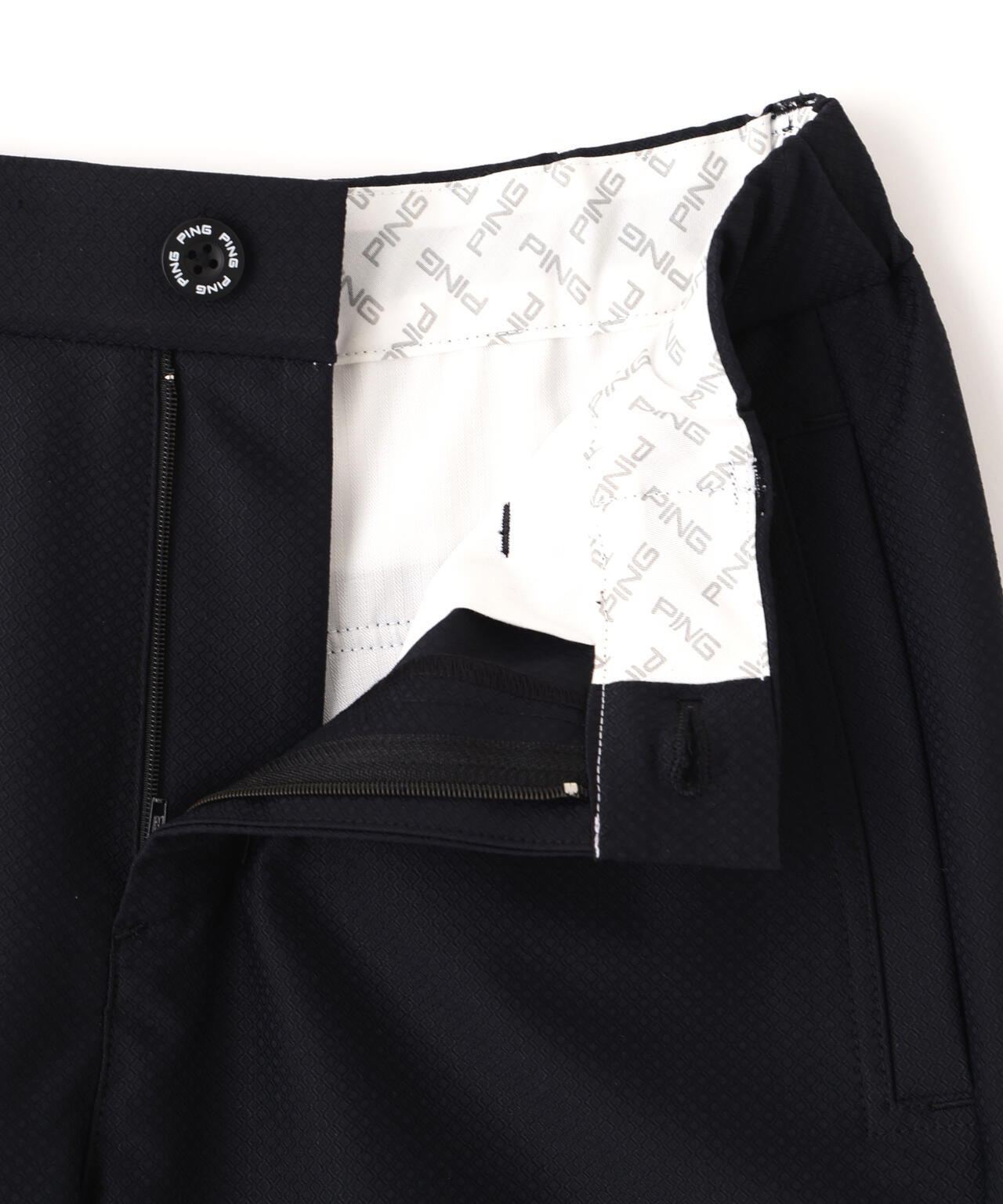 【PING APPAREL】【UVカット・透け防止・ストレッチ】ドビーテーパードパンツ <GOLD> (LADIES)