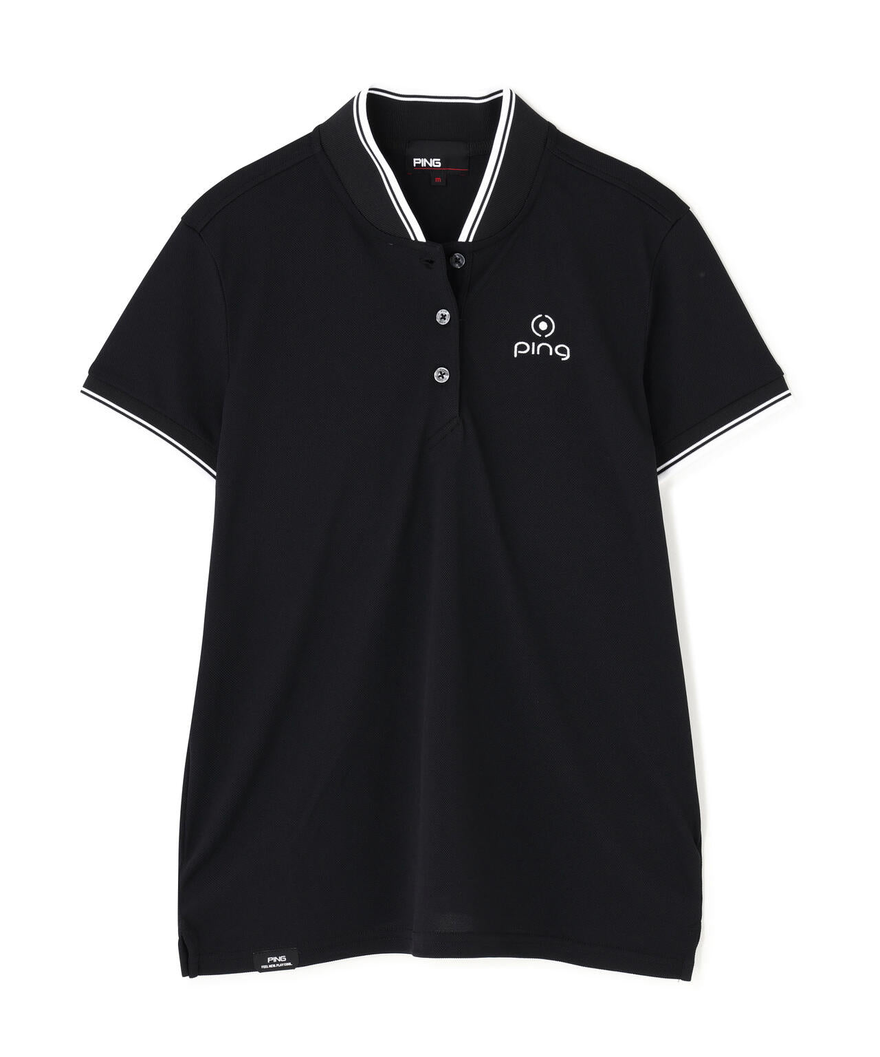 【PING APPAREL】スーパーシェルター06ラインリブ半袖カノコポロシャツ <PERFORMANCE> (LADIES)