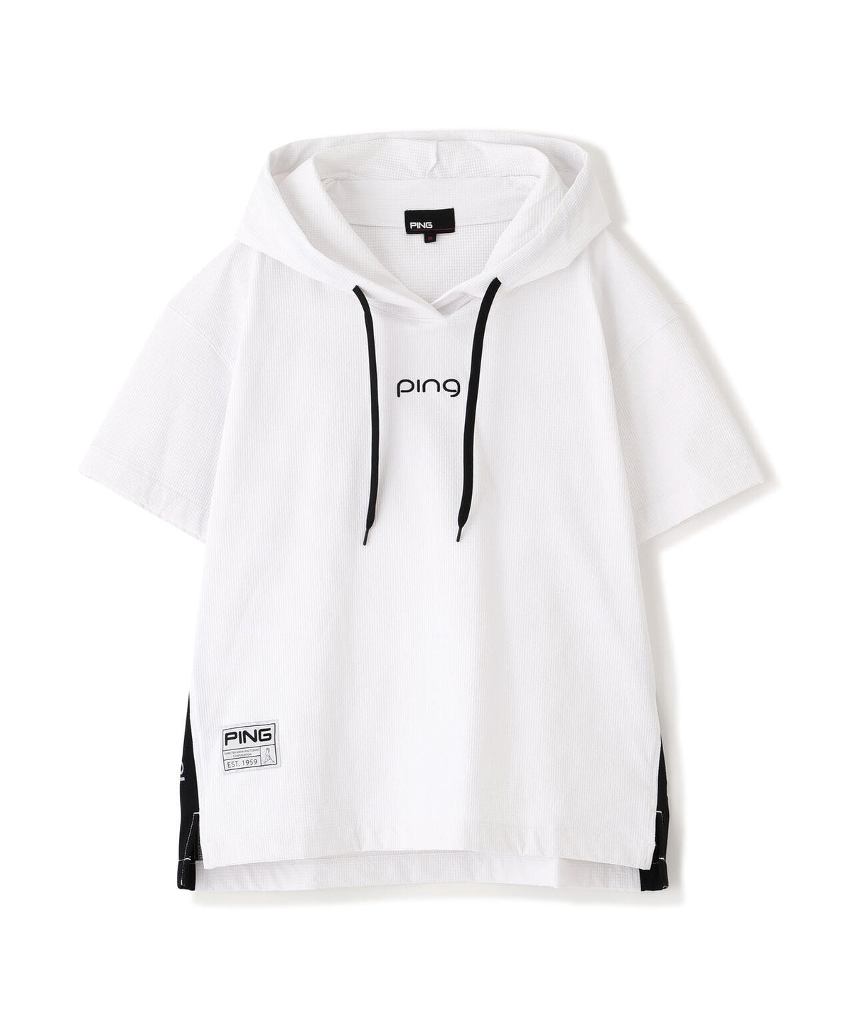 【PING APPAREL】半袖フーディプルオーバー <GOLD> (LADIES)