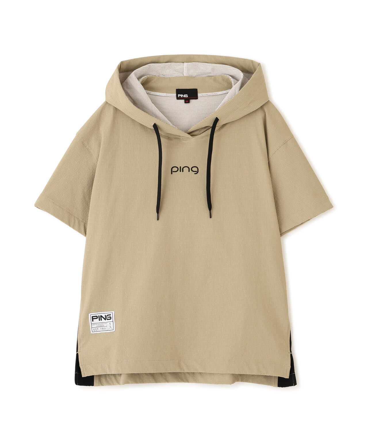 【PING APPAREL】半袖フーディプルオーバー <GOLD> (LADIES)