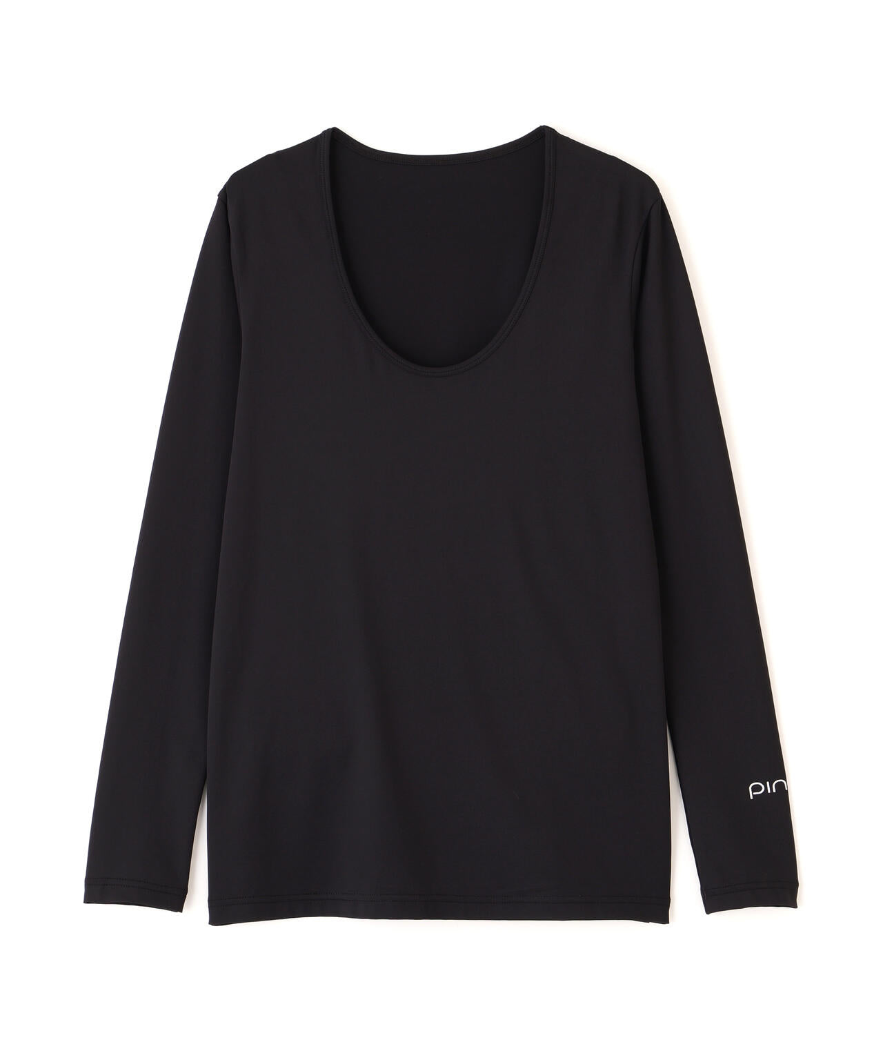 【PING APPAREL】【UVカット・接触冷感】Uネック長袖インナーシャツ <GOLD> (LADIES)