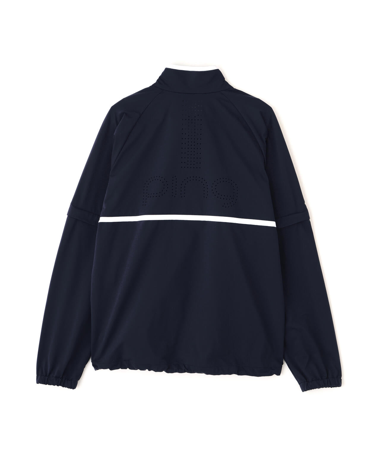 【PING APPAREL】ストレッチハイゲージ天竺2WAYスタンドフルジップブルゾン (LADIES)