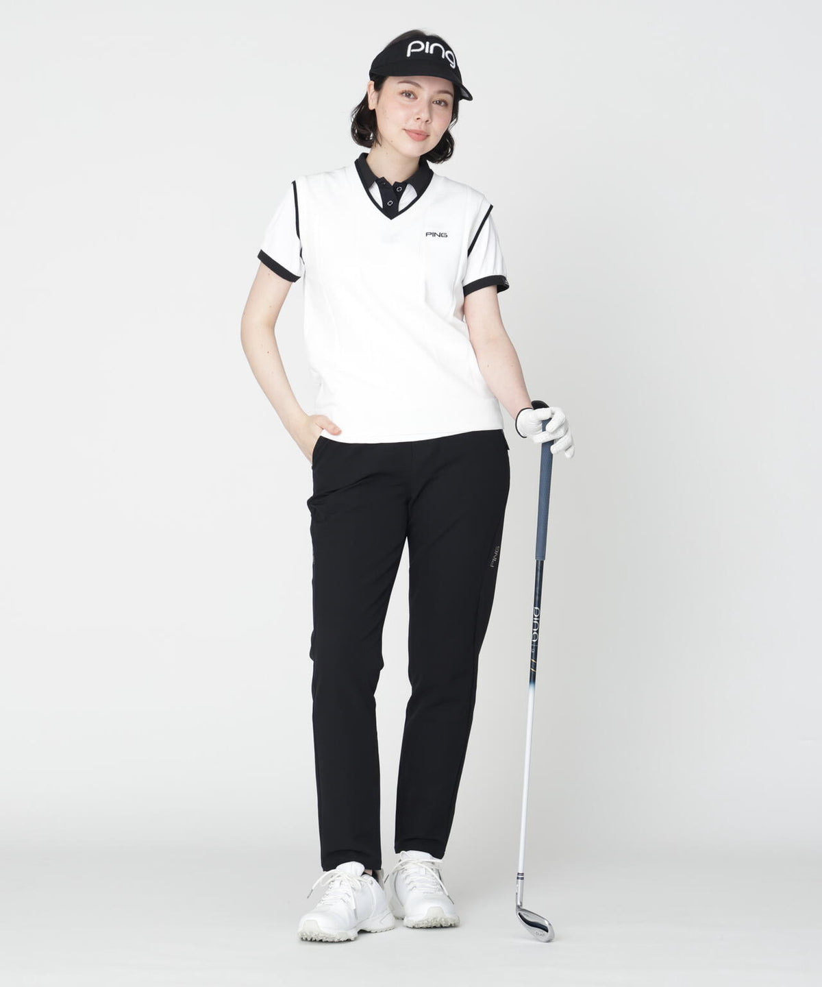 【PING APPAREL】全方向ストレッチパーテックスアンリミテッドテーパードパンツ (LADIES)