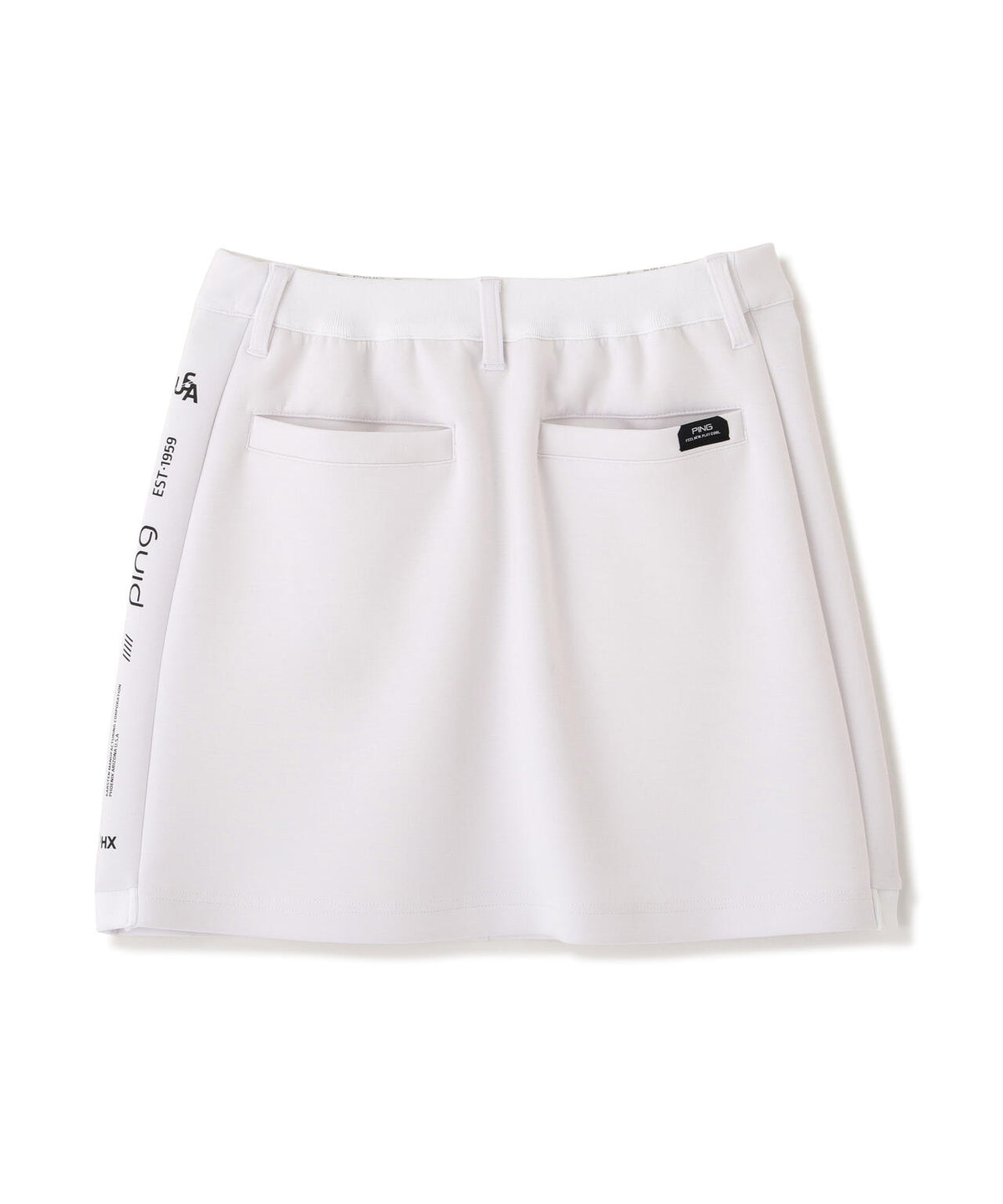【PING APPAREL】全方向ストレッチダンボールニットサイド切替スカート (LADIES)