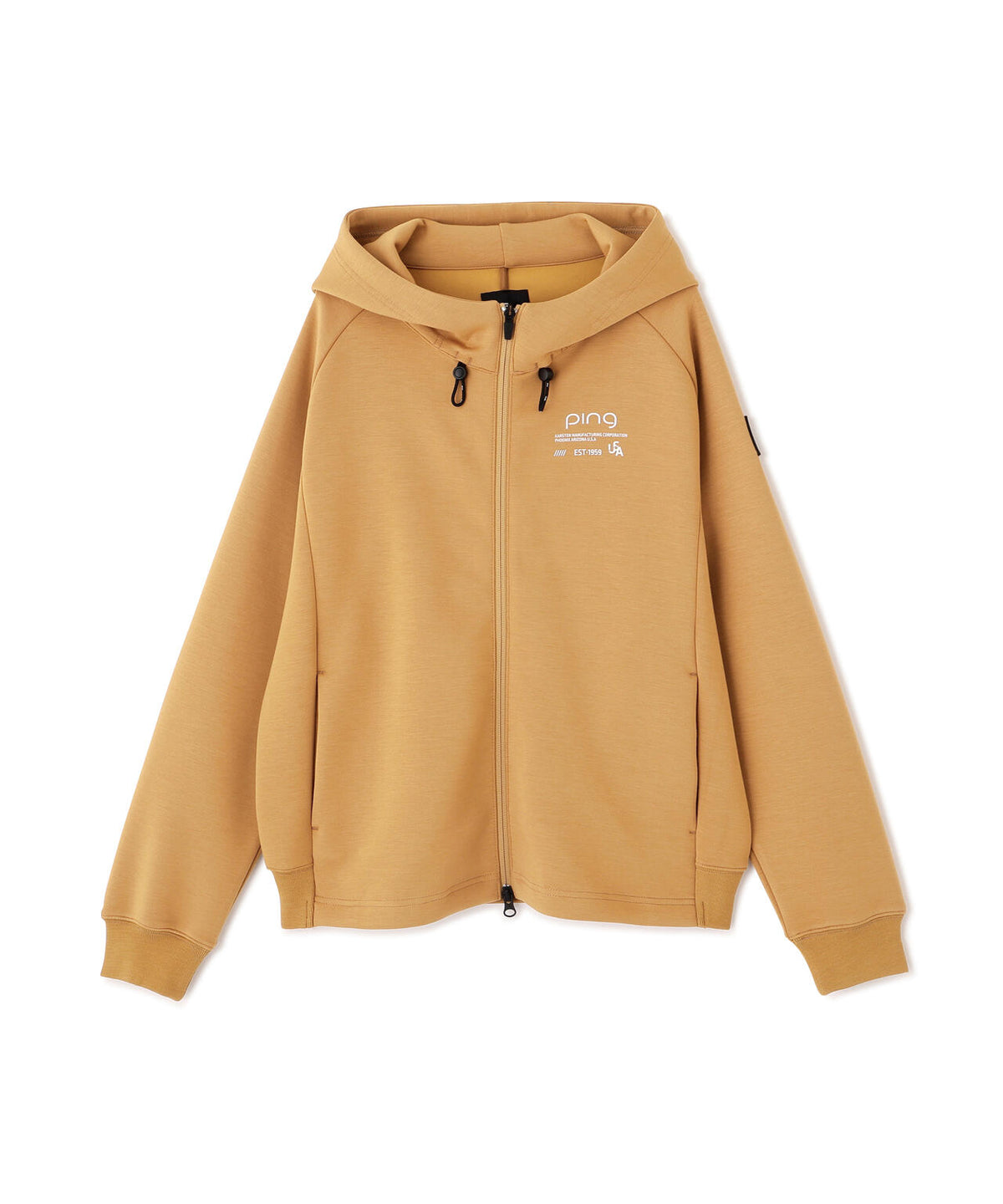 【PING APPAREL】全方向ストレッチダンボールニットフルジップフーディー (LADIES)