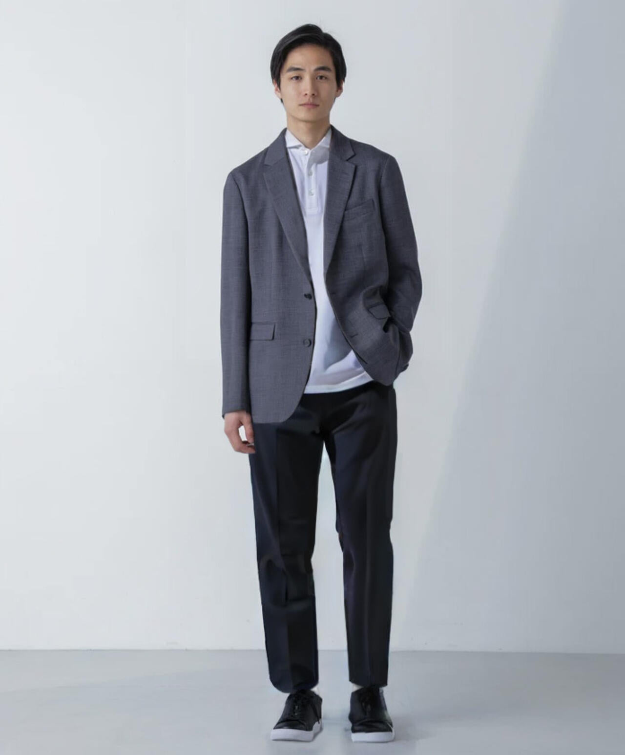 「N JACKET」Reflax(R)スラブツイルストレッチジャケット(セットアップ可)