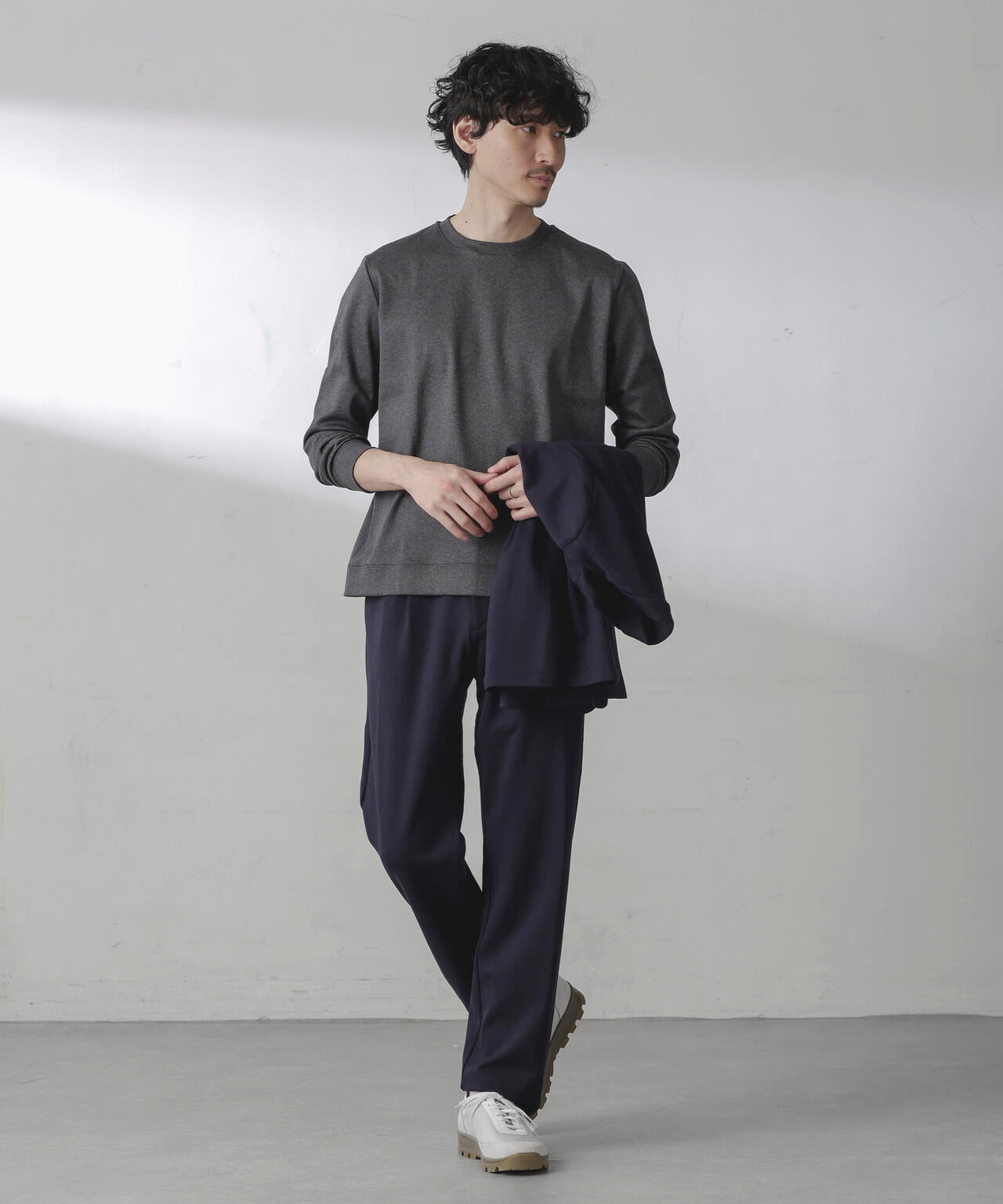「FORMAL JERSEY」クルーネックカットソー長袖