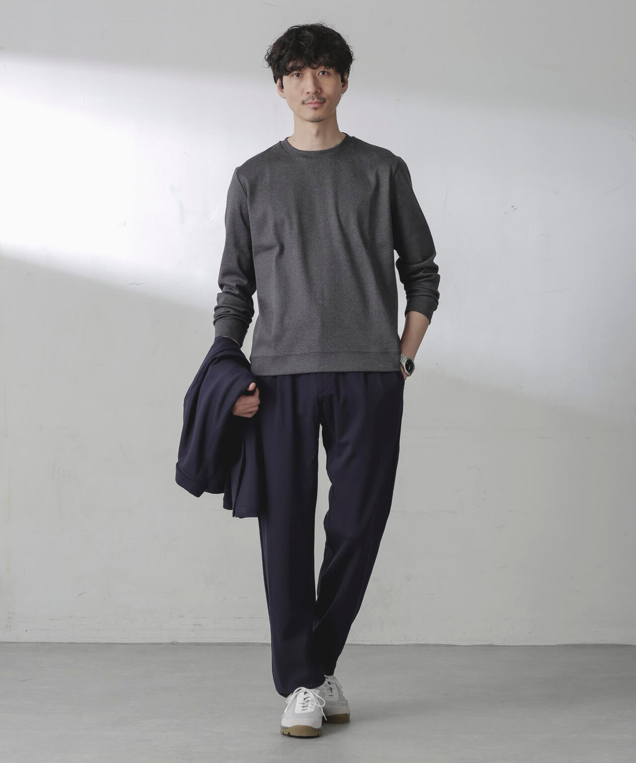 「FORMAL JERSEY」クルーネックカットソー長袖