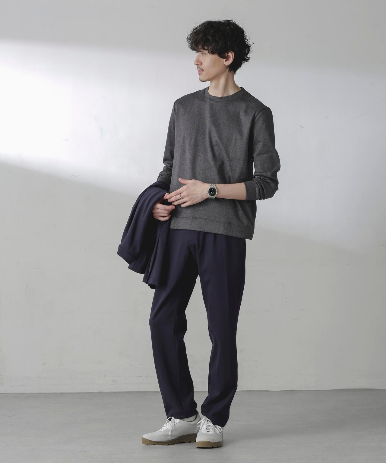 「FORMAL JERSEY」クルーネックカットソー長袖