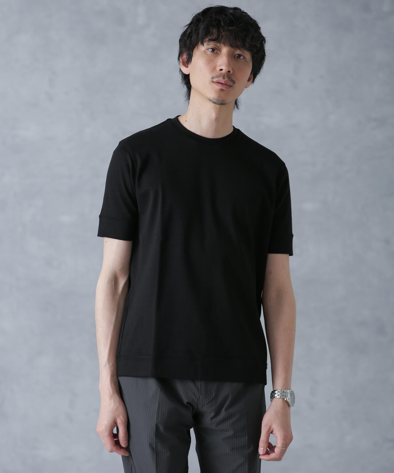 「FORMAL JERSEY」クルーネックカットソー半袖