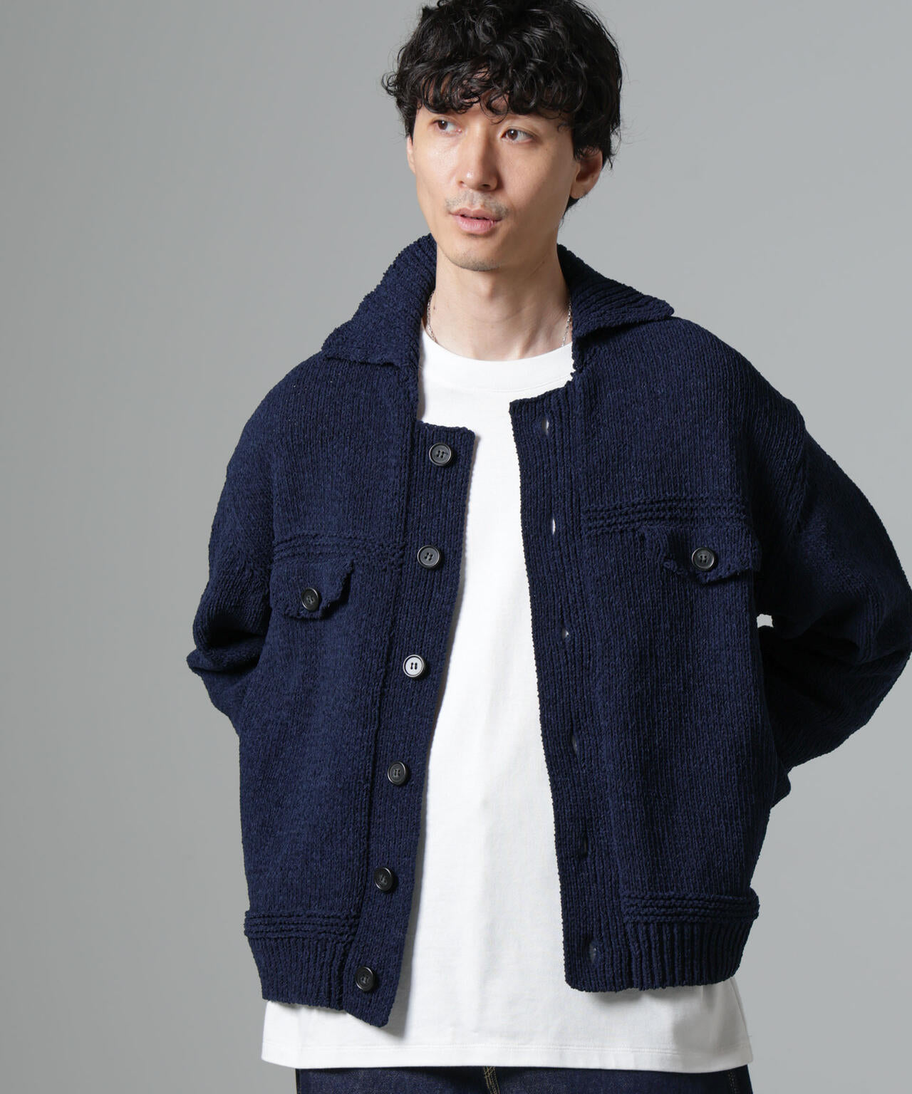 シェニールモールブルゾン