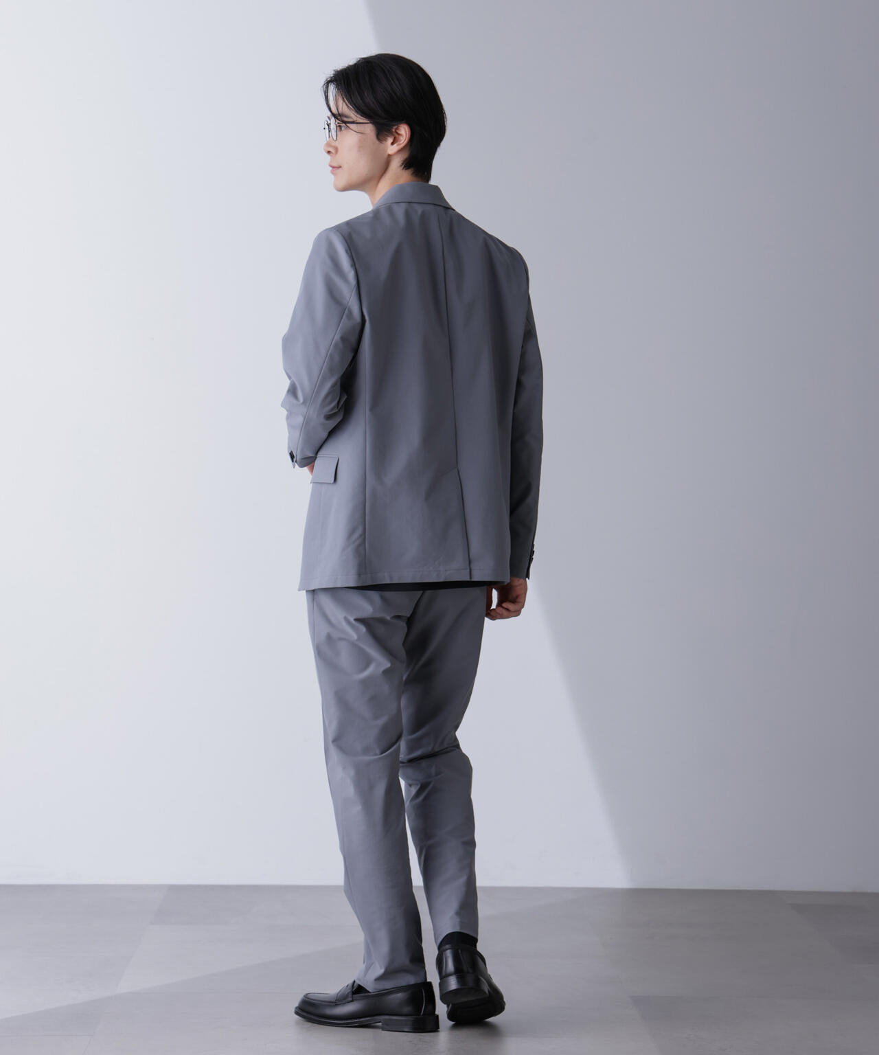 「N JACKET PREMIUM」TEXBRID(R)撥水ウラドットストレッチジャケット(セットアップ可)