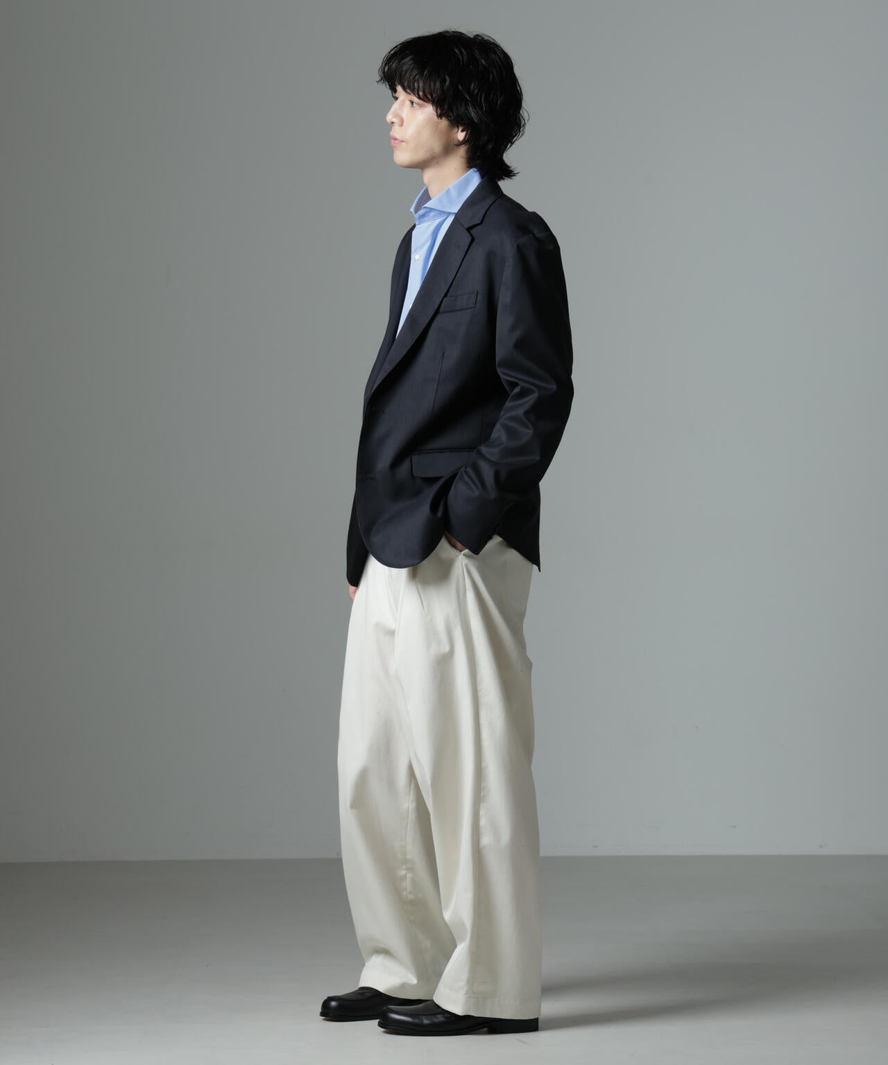 「N JACKET PREMIUM」RENU(R)T/Wシャドーチェックジャケット(セットアップ可)