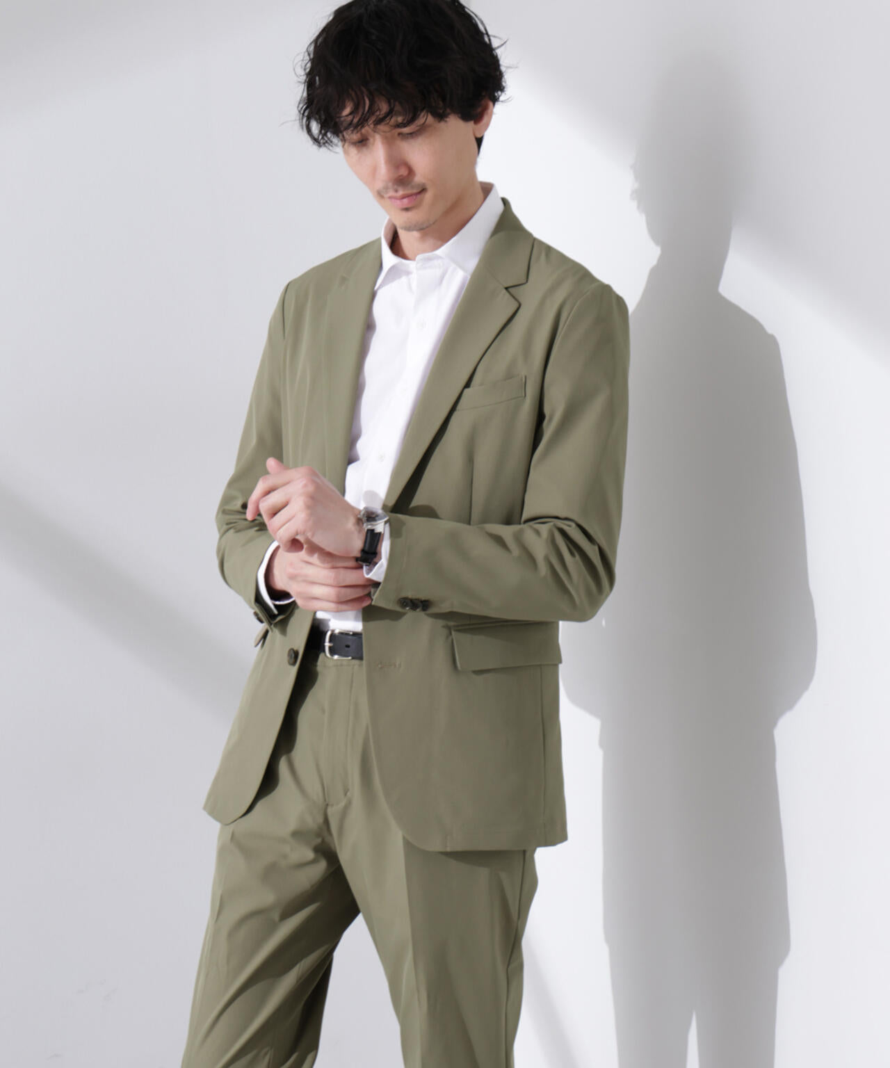 「Damerino」RE;NAPES(R) ツイルストレッチセットアップ