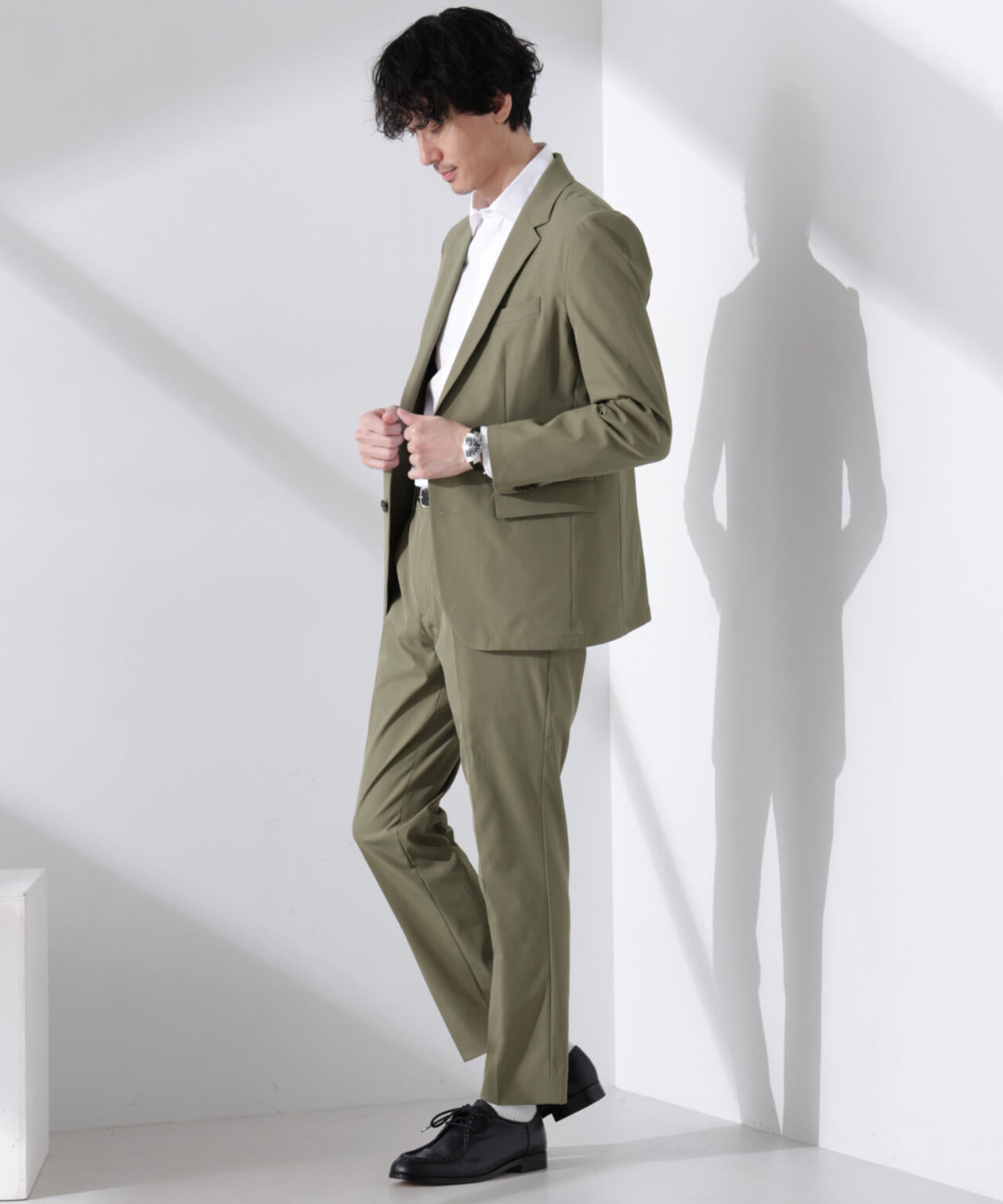 「Damerino」RE;NAPES(R) ツイルストレッチセットアップ