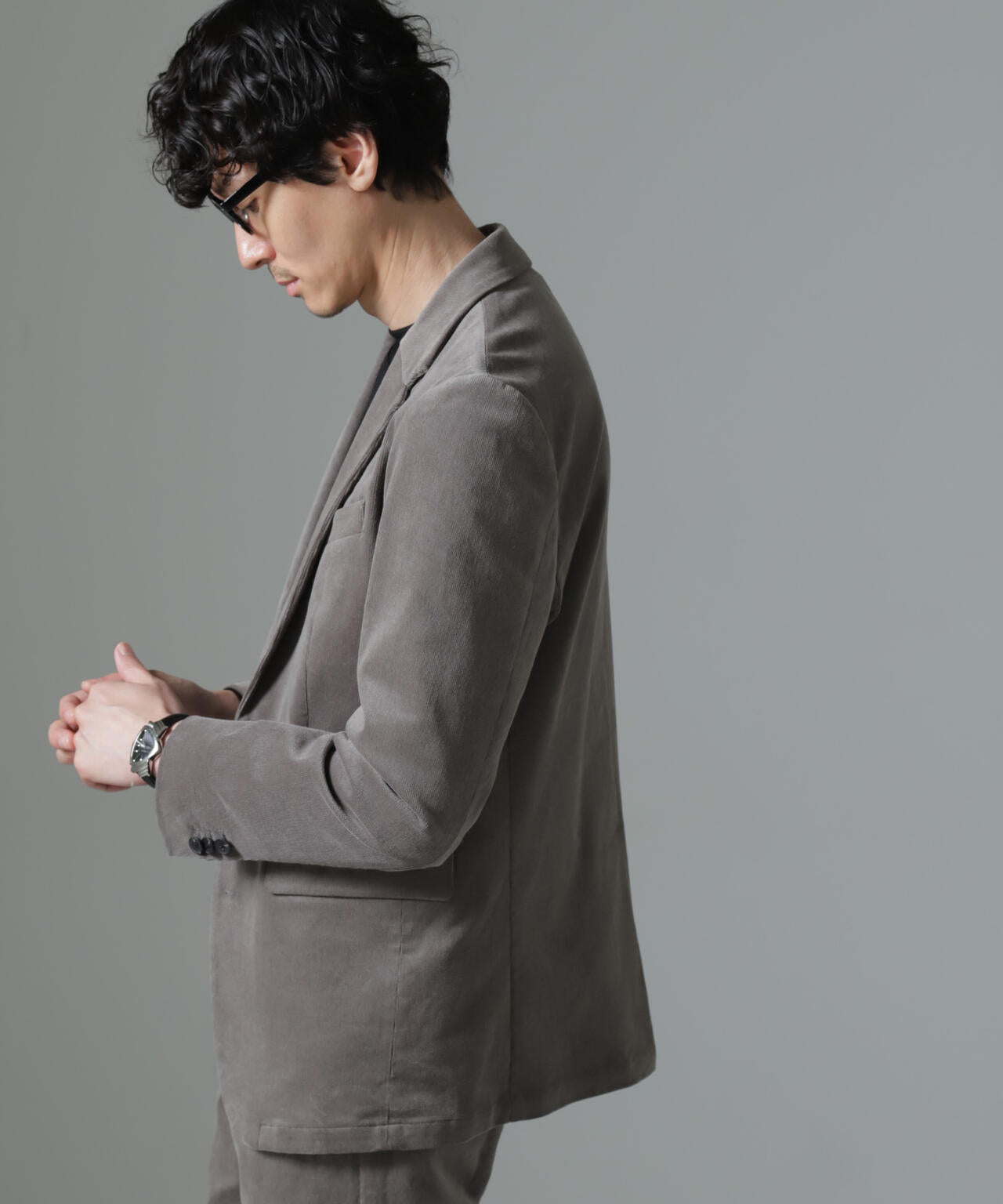 「Damerino」コットンコーデュロイストレッチセットアップ