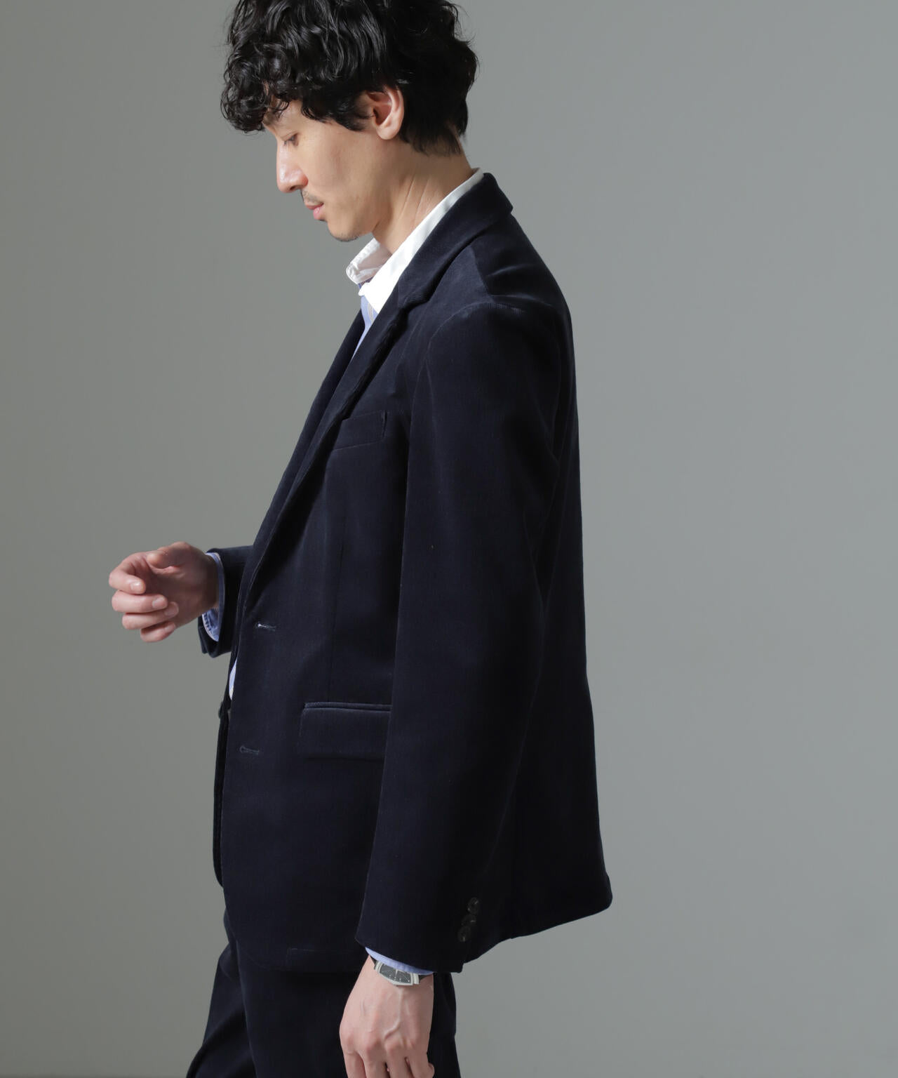 「Damerino」コットンコーデュロイストレッチセットアップ