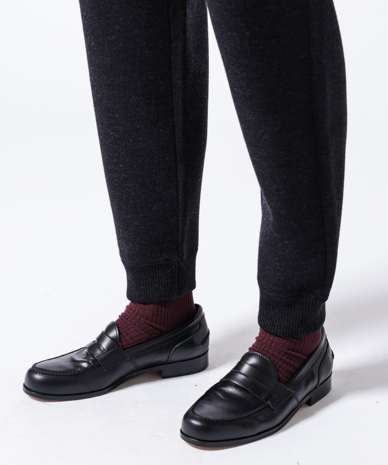「ASSEMBLANC」接結ウールニットパンツ