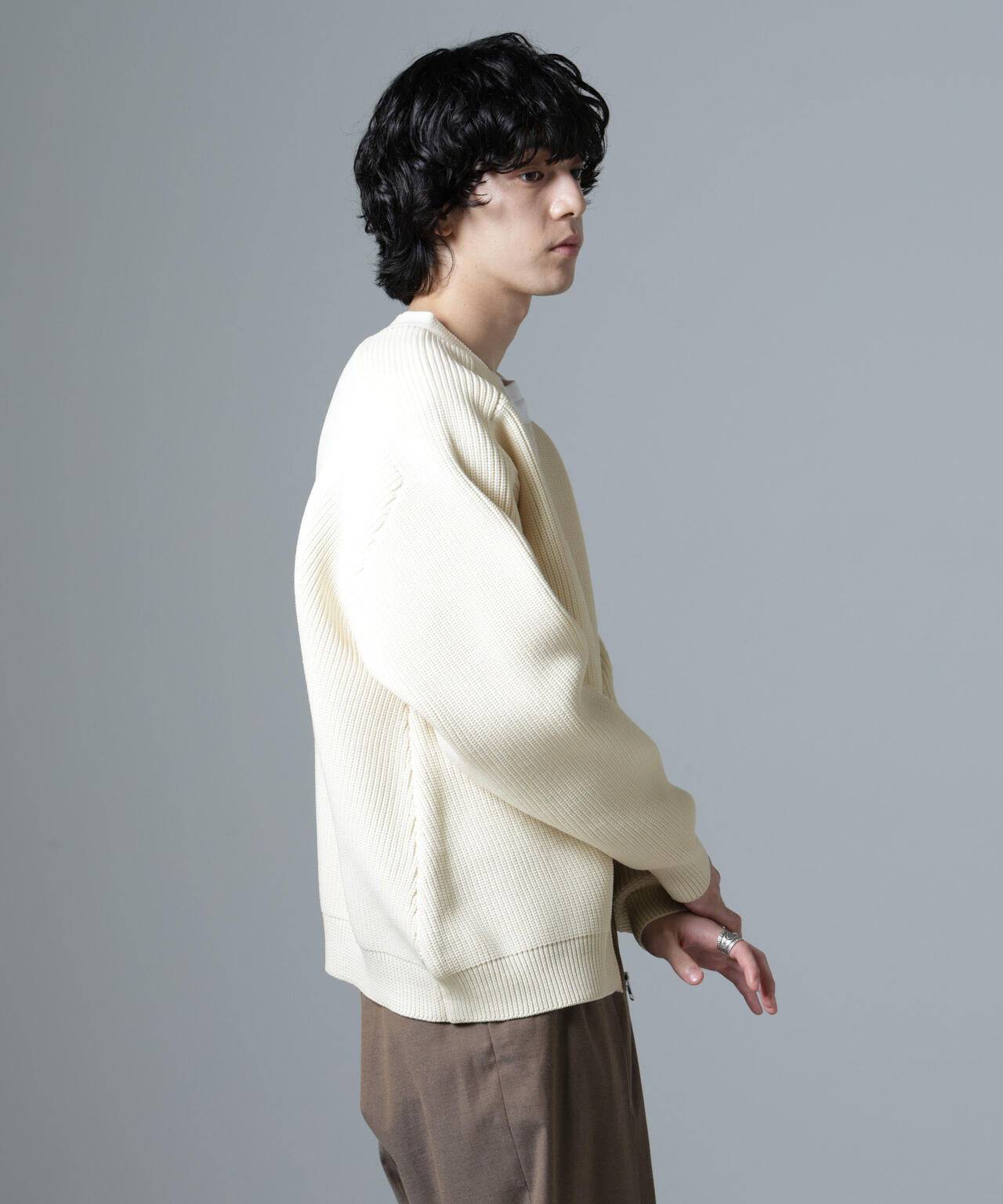 スポンディッシュZIPカーディガン