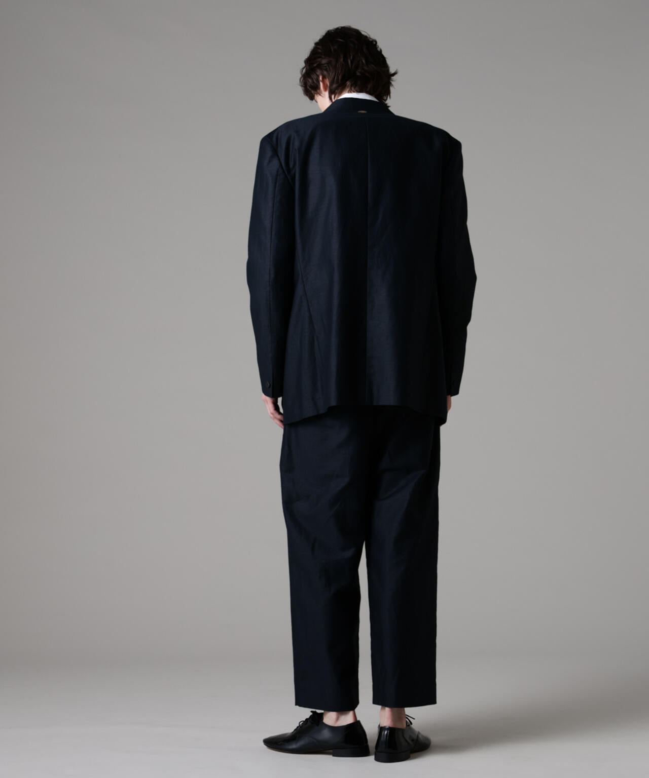 「ASSEMBLANC」リネンブレンドモールスキンジャケット