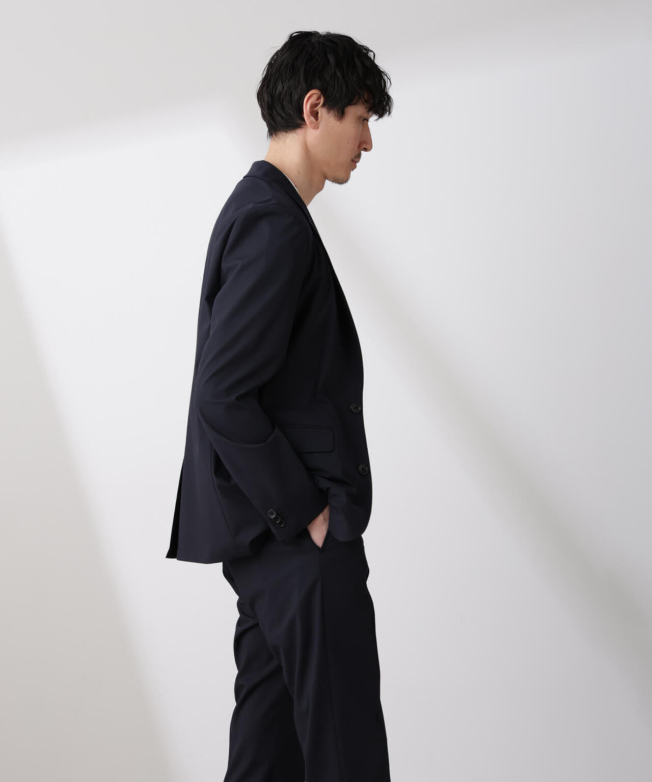 「N JACKET BASIC」トロピカルストレッチジャケット(セットアップ可)