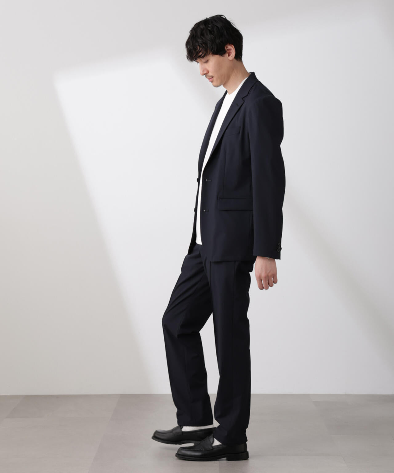 「N JACKET BASIC」トロピカルストレッチジャケット(セットアップ可)