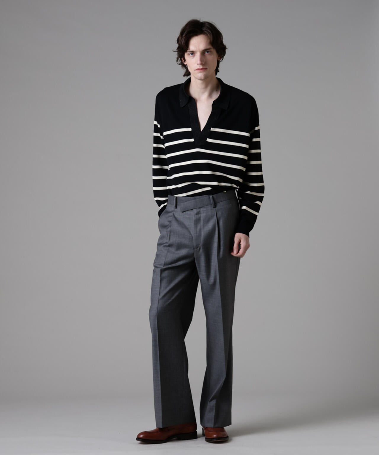 「ASSEMBLANC」シルクブレンドヤーンバスクスキッパー