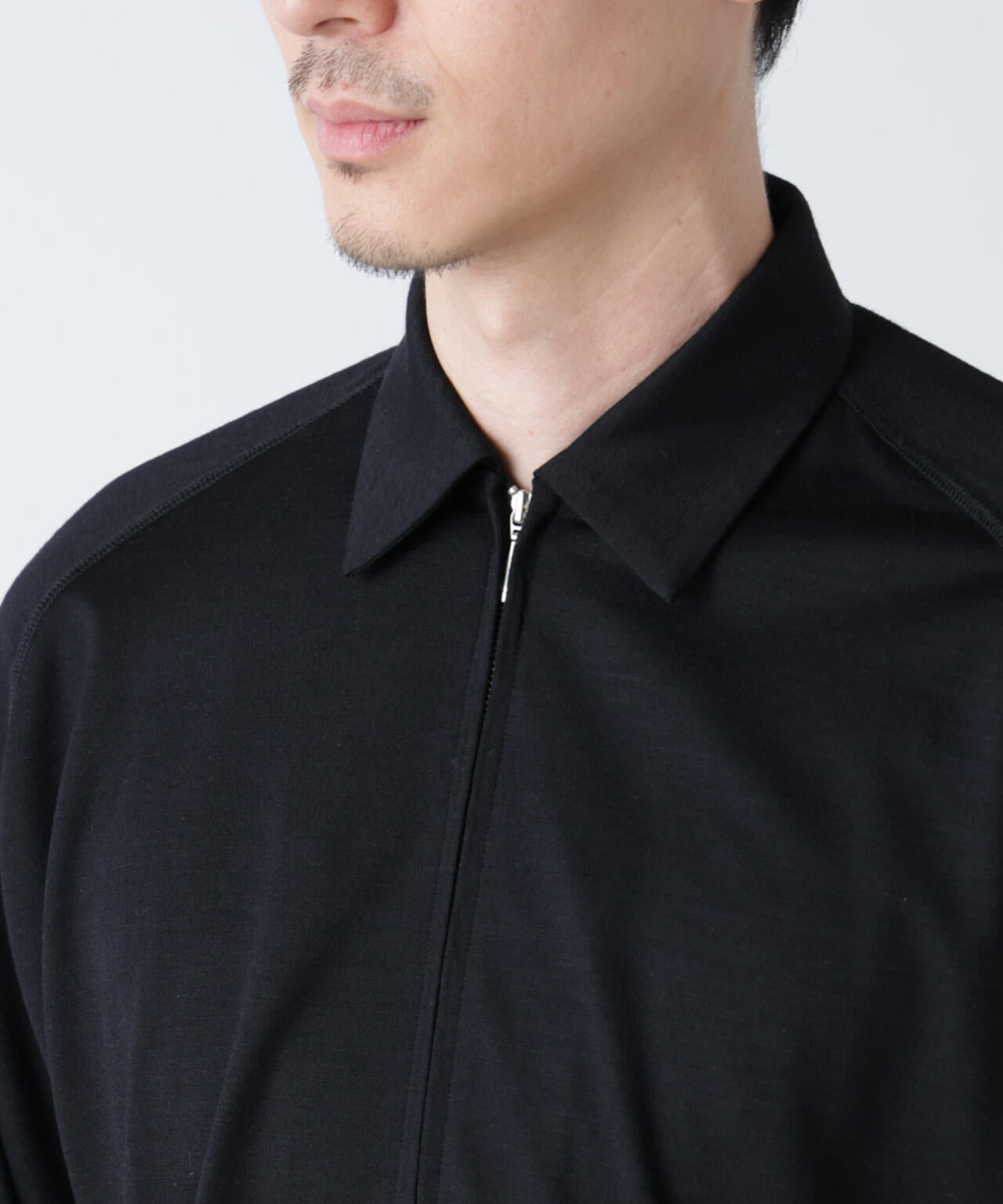 「ALL-DAYS COMFORT 100% WOOL」 ZIPプルオーバー