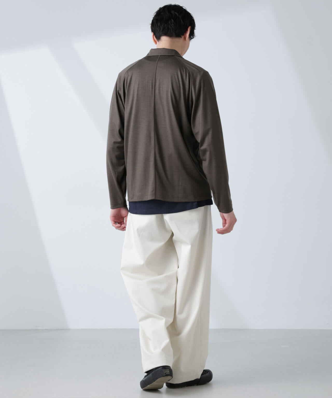 「ALL-DAYS COMFORT 100% WOOL」 ZIPプルオーバー