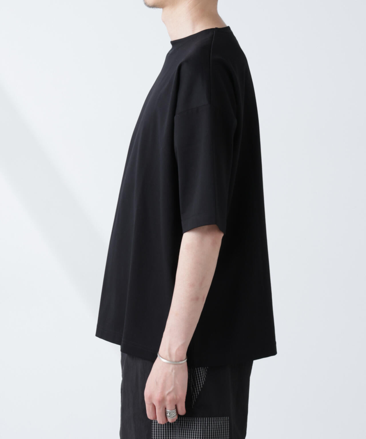 「NJ/CLUB」モクロディ ボートネック ビッグTシャツ