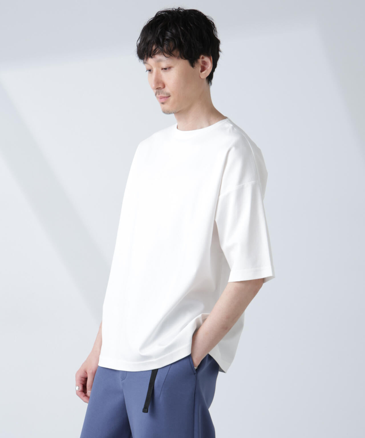 「NJ/CLUB」モクロディ ボートネック ビッグTシャツ